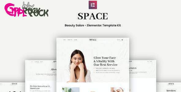 Space – Beauty Salon Elementor Template Kit
