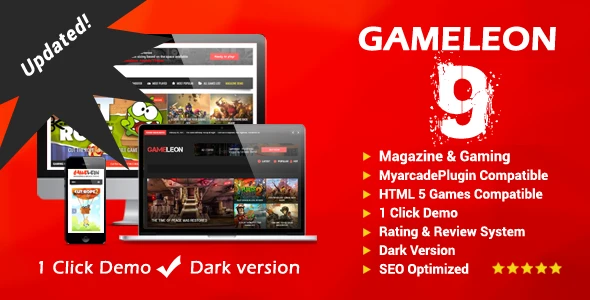 Gameleon – WordPress Gaming & Magazine Theme